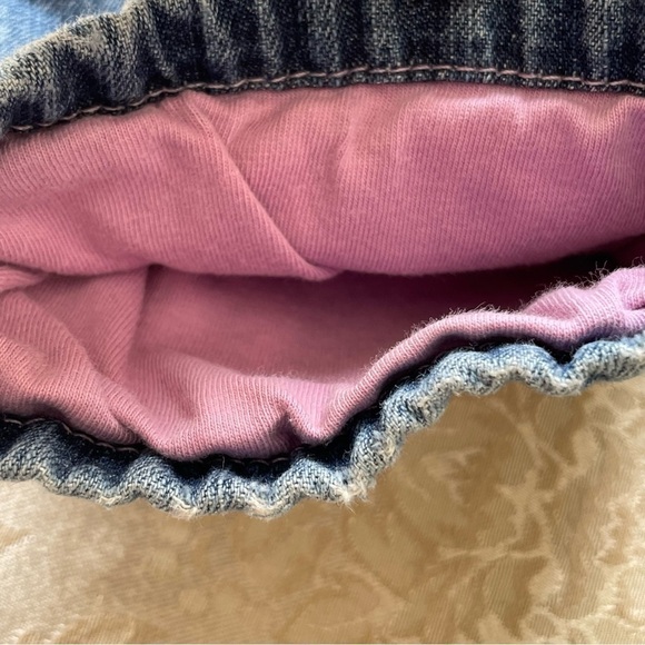 Please Mum Baby Girl Denim Jeans Fleece insulated Bootcut 18 Months 100% Cotton - Picture 8 of 10